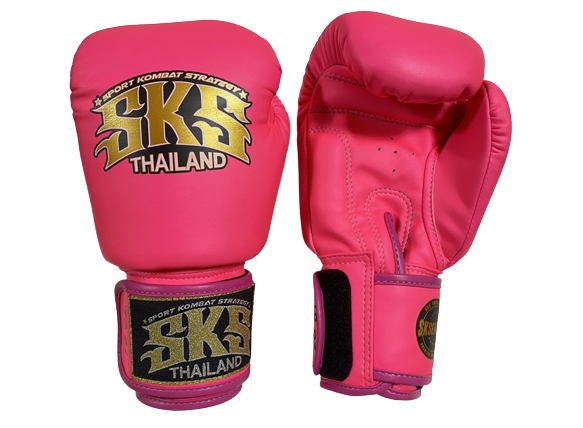 キックボクシング・ムエタイ | ボクシンググローブ | SKS PU(合成皮革)ピンク